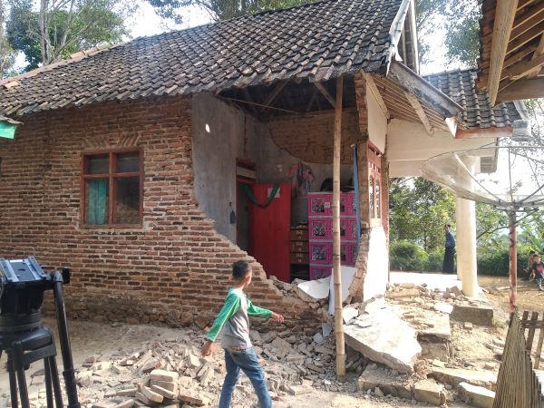 Rumah Rusak Di Banten Akibat Gempa Bertambah Jadi 106 Unit