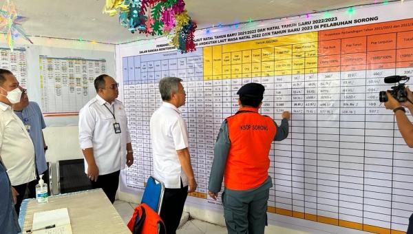 Tren Penumpang Angkutan Umum Di Sorong Meningkat Selama Libur Nataru