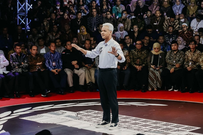 Debat Pilpres Perdana Ganjar Dinilai Lebih Keren