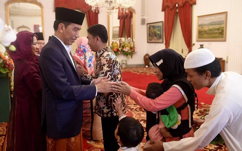 ingin halalbihalal bersama jokowi jk di istana ini caranya