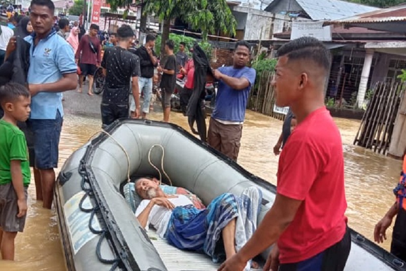 6 782 Warga Terdampak Banjir Di Kota Langsa