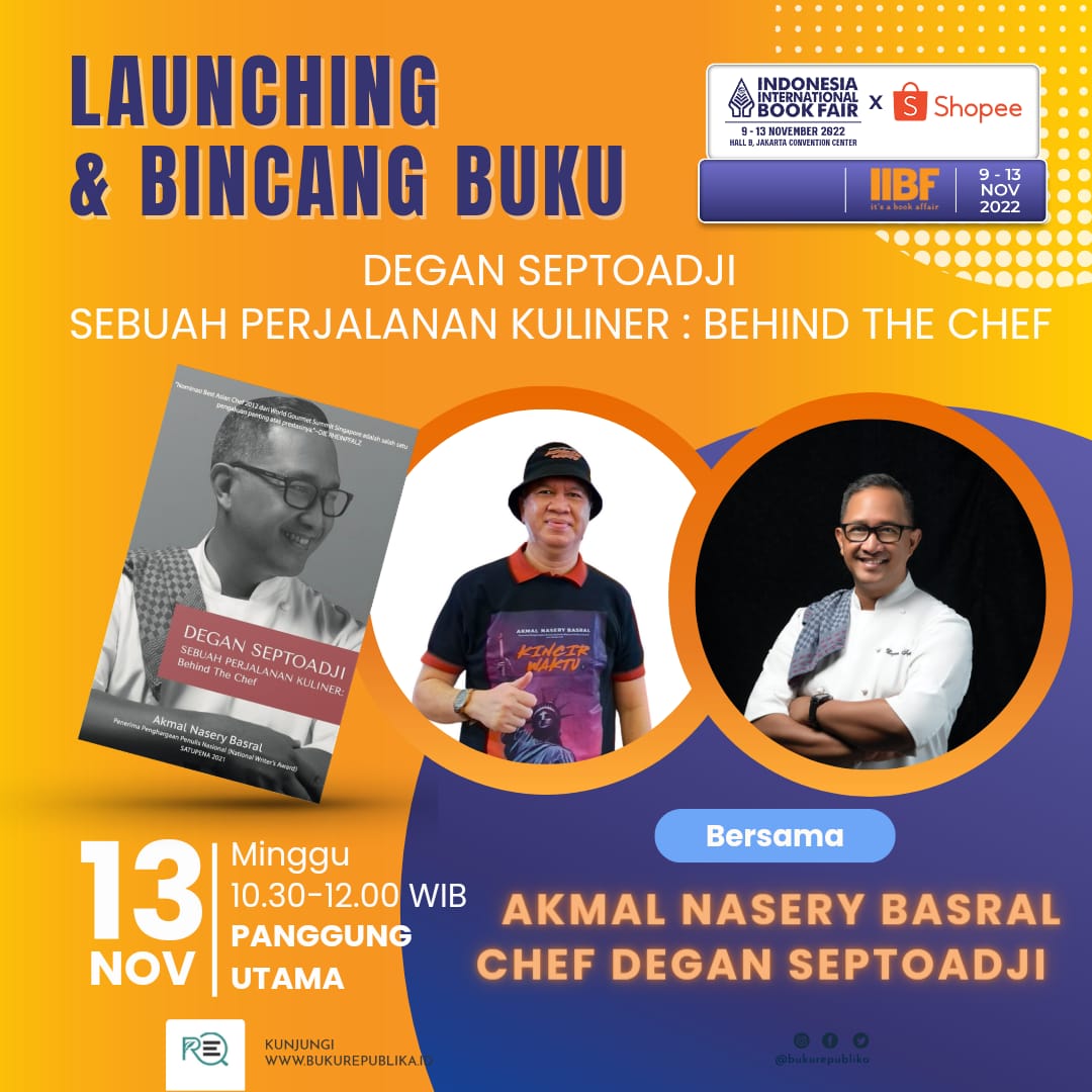 Akmal Nasery Basral luncurkan karya terbaru di IIBF 2022