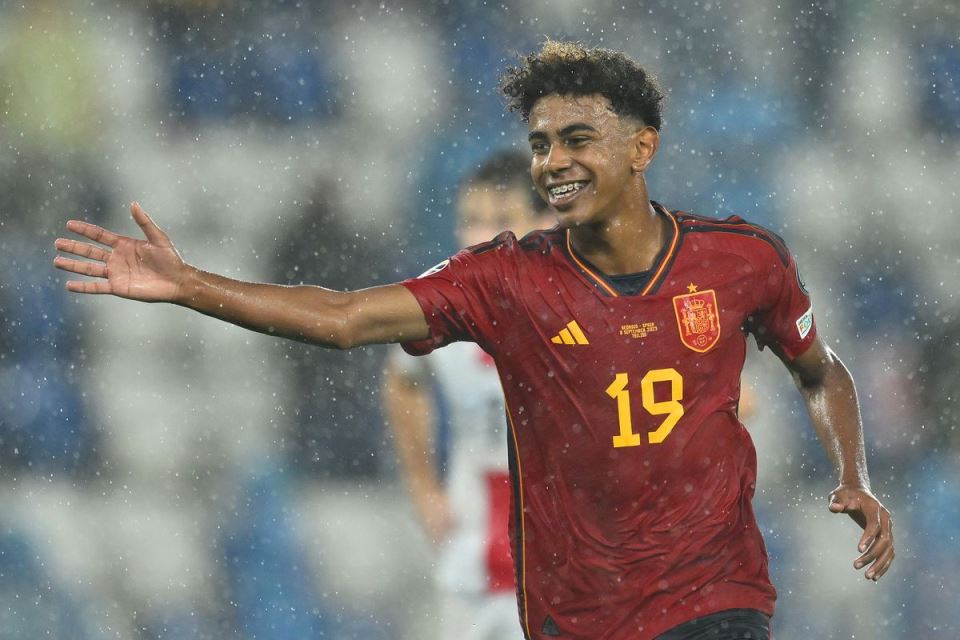 Lamine Yamal, pemain termuda timnas Spanyol sepanjang sejarah