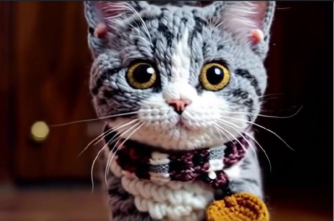Sensasi CozyPelt, kucing berbulu seperti rajutan yang viral