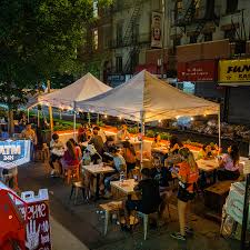 Tempat makan di luar ruangan jadi tren di New York sejak Covid-19, tetapi masalah kini jadi pelik