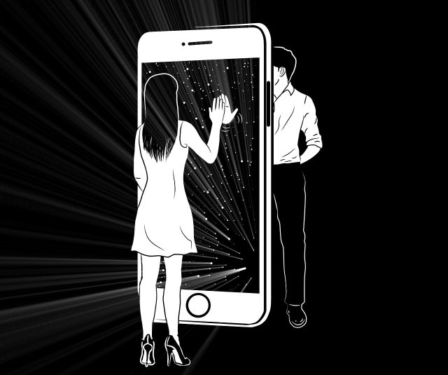 Benarkah pasangan yang bertemu secara daring kurang bahagia?