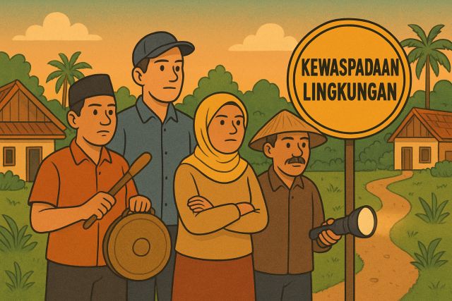 Siskamling dan upaya menciptakan rasa aman bagi warga
