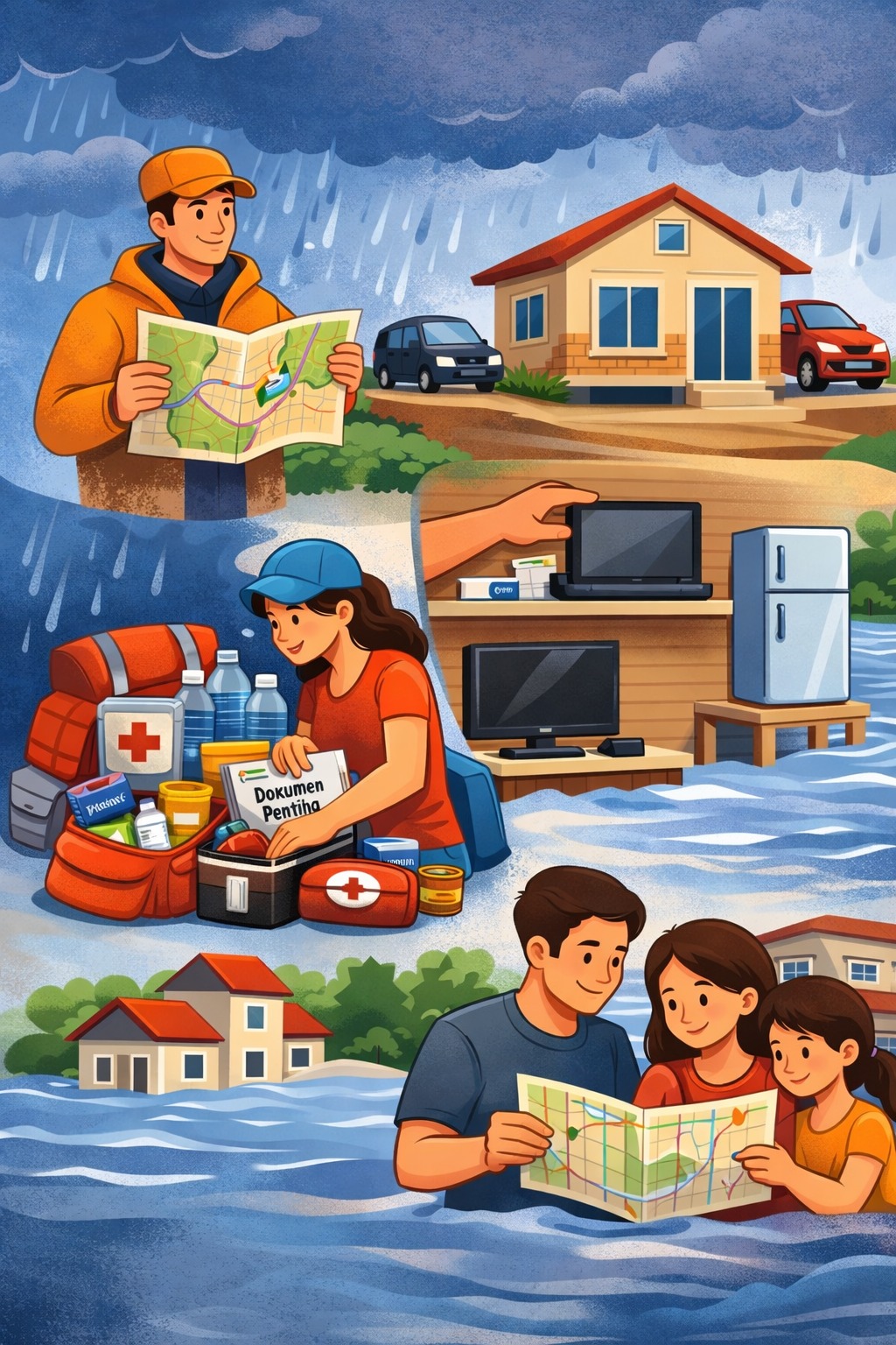 5 tips mempersiapkan diri sebelum banjir