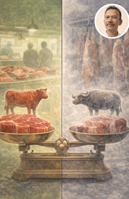 Diskriminasi menahun: Daging sapi vs daging kerbau
