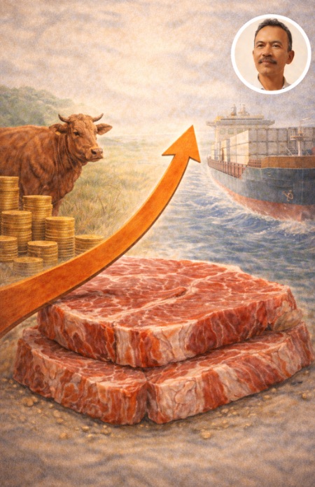 Kalkulasi peluang lonjakan harga daging sapi