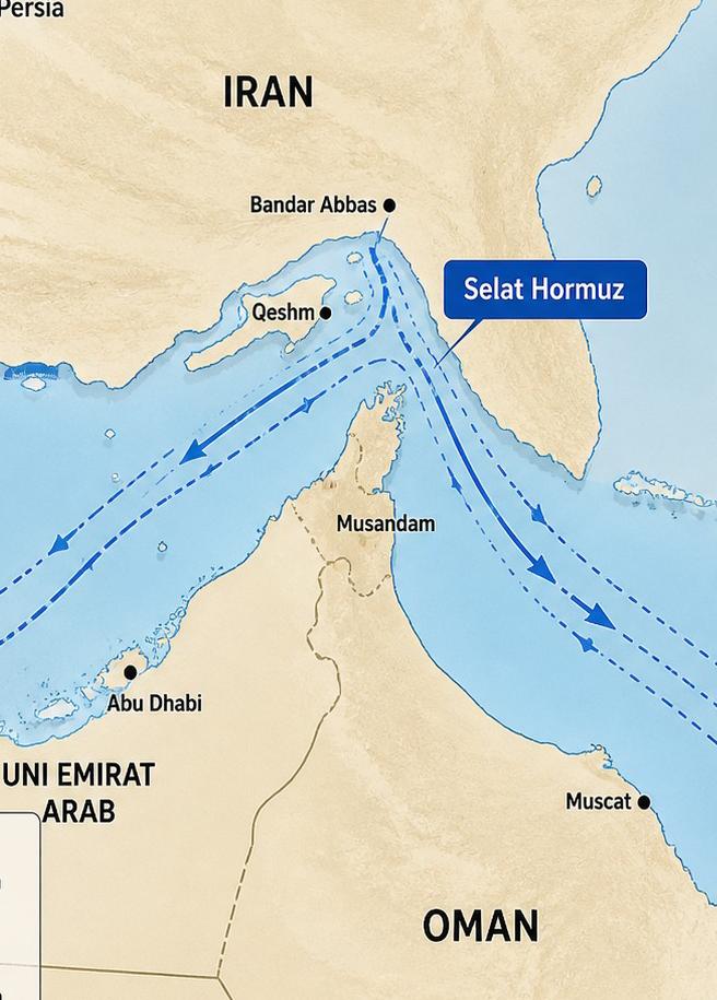 Iran klaim serangan AS di Selat Hormuz tewaskan 5 warga sipil