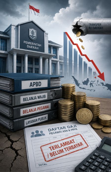 Krisis fiskal daerah dan alarm gaji PPPK