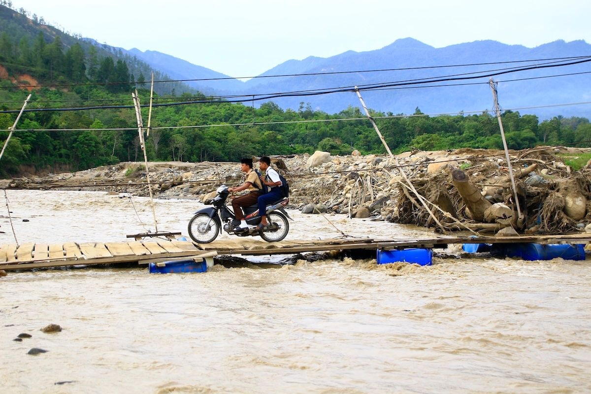 Sempat terputus, Jembatan Perintis Garuda jadi akses baru bagi warga Aceh Tengah