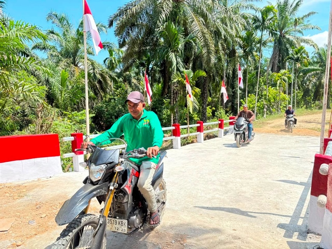 Jembatan armco di Aceh Utara pangkas waktu tempuh warga dari 2 jam menjadi 30 menit