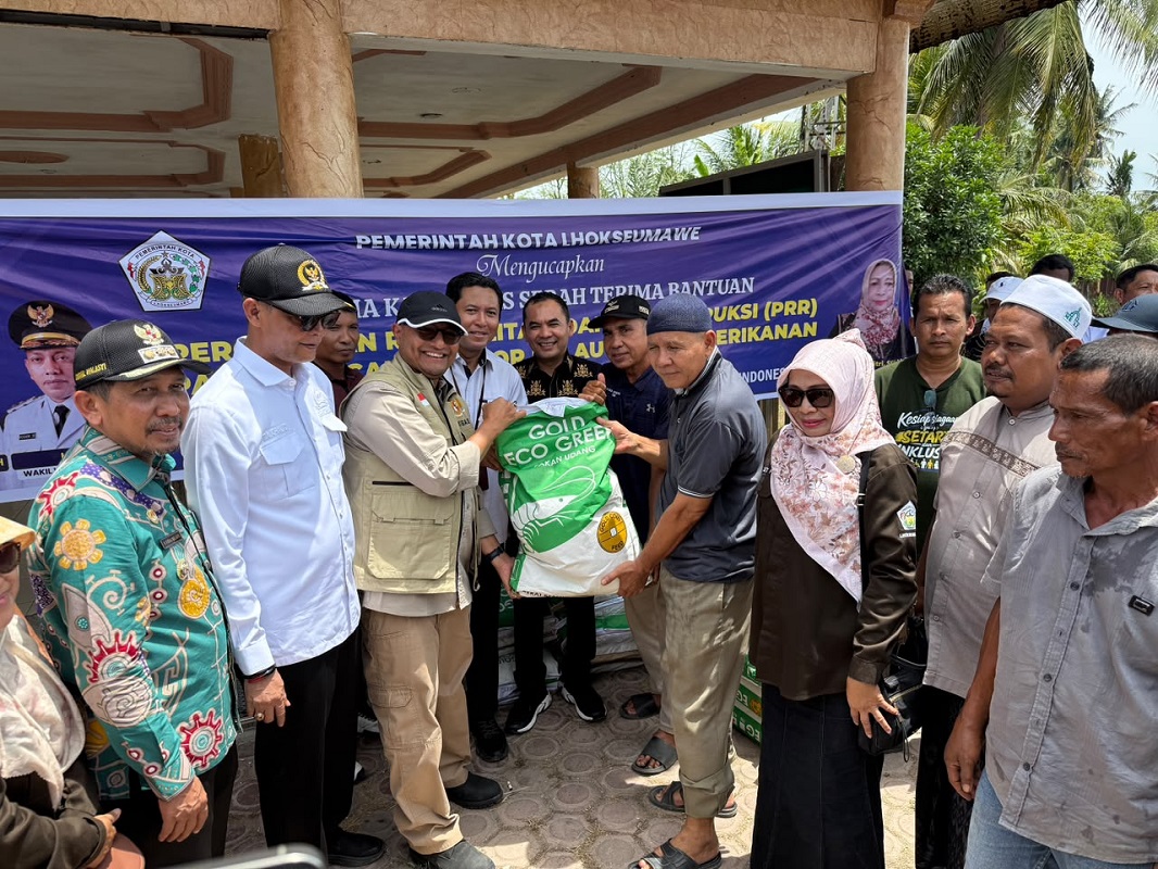 Pulihkan 15 ribu hektare tambak di Aceh, bantuan perikanan mulai disalurkan